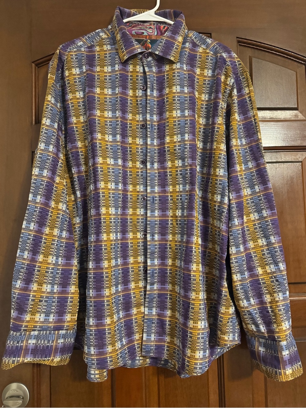 Men’s Robert Graham Multicolored Button Up Size 3XL